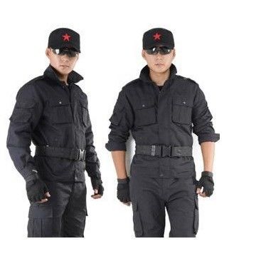 235gm TC リップストップ 暗緑色 セキュリティ 制服 カスタマイズされた色