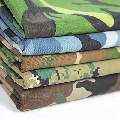 偽装用ポリエステル綿混合布 中程度の重量とTWILLスタイルのユニフォーム