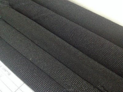 厚い黒 100% 綿 キャンバス 防水テント 作業服用 総織物 幅58/60