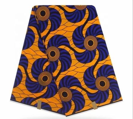 100%綿 アフリカンワックス アンカラ 繊維 衣料品 24*24 糸数