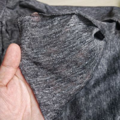 Jinsuo Grey Melange 4 Ways Stretch 中程度の重さで130*70密度の織布