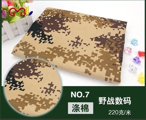 中程度の重さ カモフラージング 布 ポリエステル/綿 190gm ジャングル/砂漠/海洋 印刷