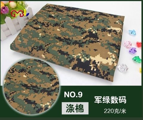 中程度の重さ カモフラージング 布 ポリエステル/綿 190gm ジャングル/砂漠/海洋 印刷
