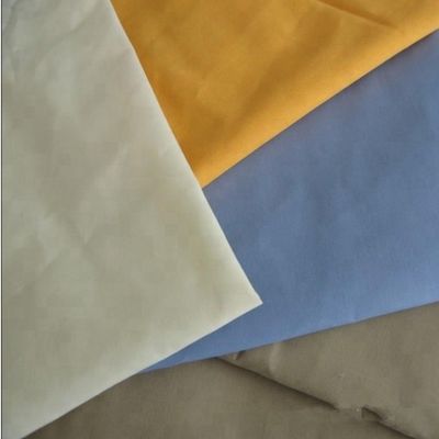 ポリコットン シンプル 染色ポップリン 織物 TC ポケット/内膜 80/20 45x45 110x76 織り 1/1 ポップリン