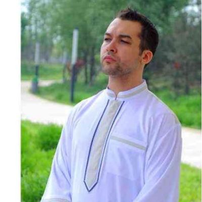 ポップライン 男性 サウジアラビア スタイル トーブ イスラム アラブ 服 耐火ポリエステル