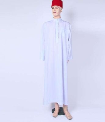 ポップライン 男性 サウジアラビア スタイル トーブ イスラム アラブ 服 耐火ポリエステル