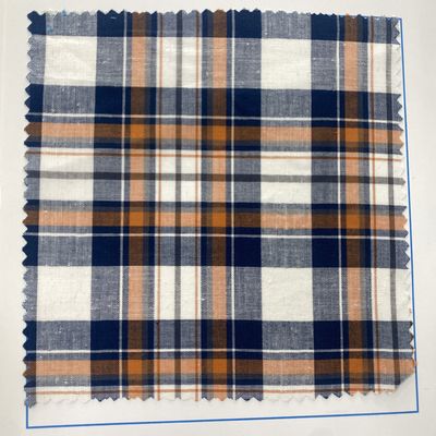 中程度の重量 染料糸 ストレッチ ループ ワークウェア用 ジャッカード 織物 80 20 ポリコットン TC
