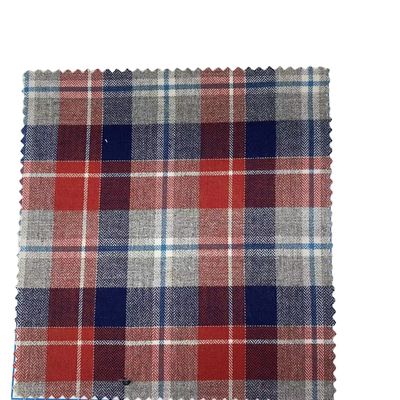パーソナライズされたデザイン 高重量 透気性 100コットン 糸 染色 チェック 織物 Tシャツ 記憶