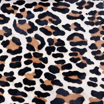 QUICK-DRY Leopard Print 4 Way ストレッチ デニム 繊維 ポリエステル/綿服用