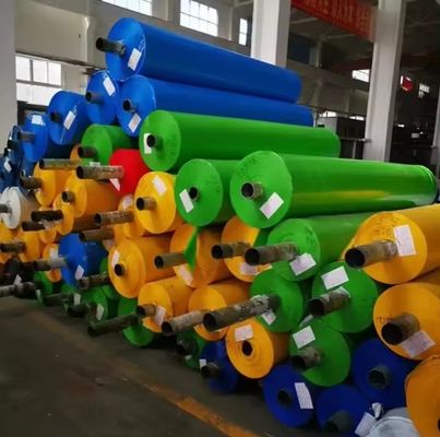 高可視性 150GSM 100% ポリエステル ツイール タンパウリン 防水 荒野用布